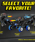 Three Gesture Sensing RC Tanks That Shoot, Epic Battle Ready Remote Control Tanks with different turrets and LED lights for Kids Ages 8 To 12.