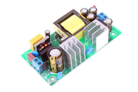AC To DC Buck Power Supply Module Isolated 12V 2A Converter showing components and heatsink, ideal for DIY electronics