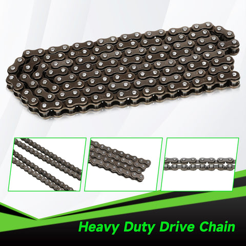 25H Drive Chain 132 Link With 13 Tooth Sprocket Upgrade Kit For Razor MX650 MX500 RSF650 SX500 Electric Dirt Bike Pit Bike Motocross Parts With Chain Tensioner
