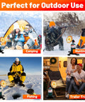 Portable Propane Heater For Camping And Outdoorsy Go To Cordless Gas Heater in use for camping, hunting, fishing, and trailer travel.