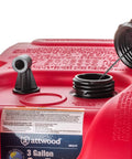 EPA And CARB Certified 3 Gallon Portable Marine Boat Fuel Tank With Automotive Grade Multi Layer Construction Automatic Vacuum Valve