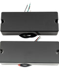 MDC5 Ceramic Magnet Soapbar Style Bass Pickup Set for 5 String Neck and Bridge with 14.4K Output, high output aggressive tone