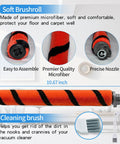 Hepa Foam And Felt Filter Brushroll Replacement Kit For Rotator Pro Lift Away DuoClean Vacuum ZU780 features soft brushroll