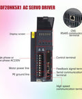 SDF20NK5X1 AC Servo Driver with display, terminals, and 1.8kW AC Servo Motor Driver Kit For CNC Systems 220V With 17 Bit Encoder