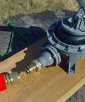 Heavy Duty Utility Hand Pump For Wastewater And Graywater Removal Priming And Bilge 10 GPM Half Inch Tapped with garden hose ends