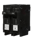QPH Type 50 Amp Double Pole 240V Circuit Breaker With 22kA Interrupting Rating For Easy Plug In In Siemens Enclosures Front View