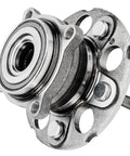 Front view of Rear Wheel Bearing Hub Assembly Set For Honda CR-V 4WD 2007-2011 And Acura RDX AWD 2007-2012 And 2016-2018 AWD, 5 Lug