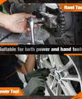 Direct-Connect 15 Piece Screw Extractor Kit For Three Eighth Inch Drive used with power and hand tools for bolt removal