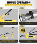Installation steps for 4 Ton Hydraulic Porta Power Kit Pusher Puller Ram Jack For Auto Body Frame Repair Tool with case