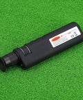 Fiber Optic Inspection Microscope With 400x LED Illumination Handheld Anti Slip Grip on grass background