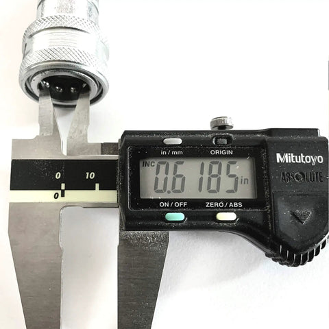 Caliper measuring Eight Pack Hydraulic Quick Coupler Dust Cap And Plug Set For Three Eighth Inch ISO Fittings Tear Proof OEM Upgrade