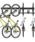 Swivel Bike Storage Rack For Tight Spaces, Adjustable Wall Mounted Garage Bike Rack, Vertical Indoor Bicycle Hanger with 130° swivel