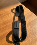 Black Dual Device Band Adapter Frame For Air To 5.0 Wearables With Interchangeable Nylon Elastic And Silicone Straps