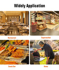 Image showing widely applicable settings for Heavy Duty Foldable Deep Fryer Oil Filter Machine With Fast Flow Pump And Kitchen Ready Design.