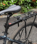 Rear Bike Rack For Touring And Everyday Rides Universal Seat Post Mount Cargo Carrier Pannier Ready Bicycle Luggage Rack