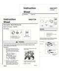 Instruction sheets for Heavy Duty Washing Machine Tub Bearing Rebuild Kit With High Temp Grease And Precision Knockout Seals.