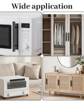 40 Pack Peel And Stick Cabinet Handles With Double Sided Tape No Sweat Install ABS Plastic in modern kitchen and furniture.