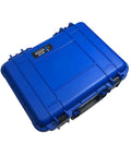 Blue MIG GMAW Wire Storage Case Lockable Airtight Lightweight Organizer for five 1-2 lb spools and 33 lb spool