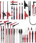 All In One 29 Piece Multimeter Test Leads Kit With Replaceable Wire Piercing Probes Alligator Clips and Tweezers