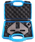Professional Universal Hub Remover Tool kit with heavy-duty components, designed for tough 5, 6, and 8 lug axle disassembly.