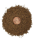 Ground Walnut Shell Media Grit 12 20 For Tumbling Blasting Or Vibratory Use Medium Grit 5 Lbs 2 3 Kg with penny for scale