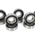 R12 2RS Ball Bearings 3/4 X 1-5/8 X 7/16 Inches With Double Rubber Seals Chrome Steel Durable 10 Pack