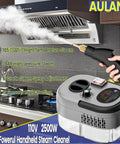 2500W Handheld Steam Cleaner Rapid Heat Up In 10 Seconds With 3 Bar High Pressure Steam cleaning a kitchen exhaust hood