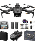 GPS Drone With Dual Cameras And A Large Four And A Half Inch Screen Transmitter For Real Time FPV Flight Infrared Obstacle Avoidance