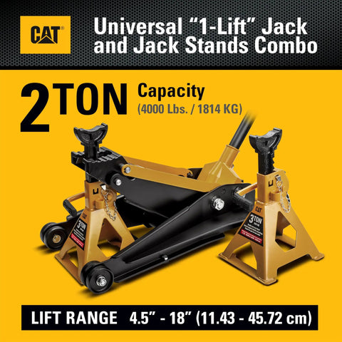 Heavy Duty 2 Ton Floor Jack Paired With 3 Ton Jack Stand Featuring U Shape Slotted Saddle For Quick Shop Lifts Rock Solid Ride Support And Smooth Car Repairs Handled Like A Boss Under Any Vehicle