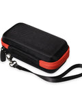 Durable Travel Case For Klein Tools 93LDM100C Compact Laser Distance Measure And Accessories Lightweight All In One Organizer Fits Purse Or Briefcase Great For Home Work Or On The Go black and red semi-hard PEVA case with wrist strap