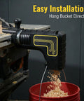 Table Saw Dust Collection Adapter With Snap On Dust Port Hook And No Fuss Tool Free Installation attached to table saw