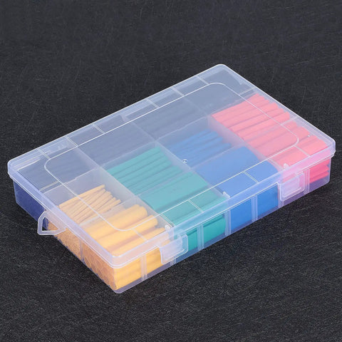 Top Notch 530Pct Ycauty Industrial Heat Shrink Tubing Kit With Colorful Heavy Duty Insulation For Circuit Wiring Harness And Nylon Protection That Is Totally Durable, Water Resistant, And Built To Last On Any Electrical Job You Gotta Crush Today. clear plastic storage box with assorted shrink tubing