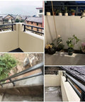 Level Up Your Outdoor Setup With This Super Sturdy Steel Balcony Railing Height Extender And Adjustable Patio Guard for a safe outdoor space.