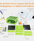 Hands On Tesla Lightning STEM Kit for Kids and Adults Build Your Own Tesla Coil Beginner Soldering Practice Kit for Teens 12 Plus Awesome Electrical Science Toys for Boys and Girls, green acrylic parts and guide