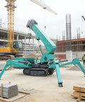 Heavy Duty Crawler Crane 5 Ton With Hydraulic Telescopic Boom Foldable Design 360 Degree Rotation And Electric Lifting Winch