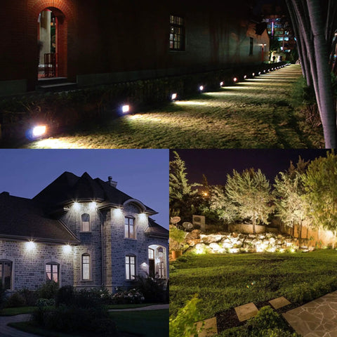 150W Outdoor LED Flood Light With One-Half Inch Knuckle Mount And Plate Included, illuminating pathways and gardens