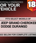 Long Life 18,000 Mile Engine Air Filter For 2010 To 2019 Jeep Dodge SUV V6 V8 Grand Cherokee Durango Replacement With 18K Use