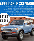 Toyota 4Runner SUV with Door Check Hinge Stop Bracket Repair Kit DIY Rebuild For 1996 1997 1998 1999 2000 2001 2002