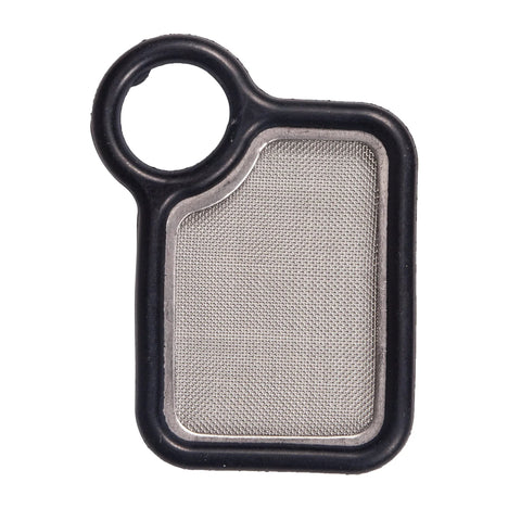 Close-up of Honda VVT VTEC Solenoid Gasket Kit With Spool Valve Filter showing the main gasket with filter screen.