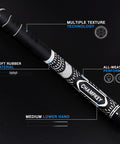 Soft Rubber Golf Grips 13 Pack With Putter Grip And Full Repair Kit, 3 In 1 Golf Club Grips Set For Oversize Blue