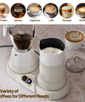 Straight Fire Game Changer Electric Espresso Machine With Fast Steam Milk Frother Two In One Countertop Coffee Brewer with milk frother.