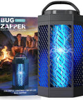 2 In 1 Mosquito Zapper For Indoor And Outdoor Use With 8000mAh Battery USB Rechargeable LED Light Portable Fly Trap displayed with packaging