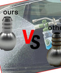 Comparison of stainless steel pro grade foam cannon filter and standard filter with pressure washer lance in use