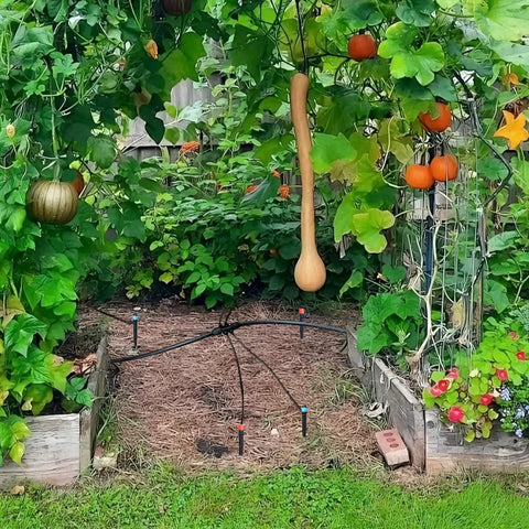 Easy Setup Automatic Drip Irrigation Kit With Quick Connect Tubing For Gardens And Greenhouses Includes 98 Ft 1 Quarter Inch And 49 Ft 1 Half Inch Tubing 15 Drip Heads And 15 Sprinklers All In One Watering System For Yard Lawn And Raised Beds