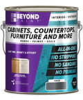 Image of All In One Refinishing Paint Gallon For Furniture And Cabinets No Stripping Sanding Or Priming Needed Quick Easy Coat In Pewter.