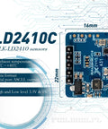 LD2410C Human Presence Radar Sensor Module 24GHz Millimeter Wave FMCW Technology Non Contact Detection With Serial Port IO Level Output HLK LD2410 Compatible Next Level High Sensitivity For Smart Home Security, blue PCB