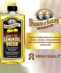 Lemon Oil Polish For Furniture And Wood Clean And Restore Finish Natural Lemon Scent Protects From Drying And Cracking 16 Oz bottle