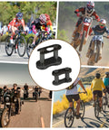 Heavy Duty Steel Alloy Chain Master Link Connectors 35 For Bike Mini Bike Kart ATV And Scooter, 5 Pack, shown with riders