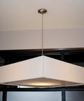 Fully Customizable Modern Square Drum Pendant Light With Adjustable Hanging Height And Matte Finish Cable Fresh Contemporary Ceiling Fixture For Dining Room Dead Simple Install, white shade
