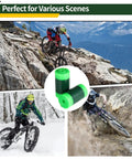 2 Rolls Fat Bike Tire Liners And Road Bike Liner For MTB Inner Tubes Puncture Proof TPU Tire Liner Guards in green used in rugged terrains
